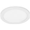 OSRAM Essential LED Downlight Side-Mainlight 225mm 24W, luce da incasso bianco caldo 3000K, faretto da soffitto in alluminio bianco