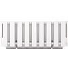 Prosperplast Boardee Fencycase Fioriera per Balcone Balconiera Vaso per Interni ed Esterni Resistente (Bianco, 380 mm)