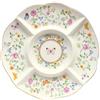EASY LIFE Dancing Butterflies Antipastiera Piatto Aperitivo 25,5cm Porcellana