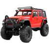 Amewi AMXRock - Mini crosstrail Scale crawler 4WD 1:16 RTR rosso incl. telecomando, batteria, cavo di ricarica