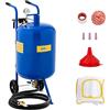 MSW Motor Technics MSW Sabbiatrice Portatile Mobile con Imbuto e Bocchette MSW-MS76A (76 L, 7,6 bar, Acciaio, max. 1000 L)