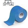 Cable Technologies Nastro Kinesiologico 5m x 5cm, 1/2/4 Rotoli Nastro Kinesiologico, X-PRO SPORT Kinesio Tape con e-book con esempi applicazione, Cerotto Muscolare, Taping Forte Resistente Elastico (1 X BLU)