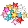 PATIKIL 100Pz Stelle Applicazioni da Cucire Toppe Decorative Colori Misti | per Fai da Te Decorazione Matrimonio Casa, Patch a Stelle Luccicanti, Tessuto Pu Imbottito, per Tessuti, Adesive