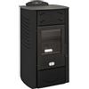 Stufe A Pellet Italia Siberia Idro 15 Kw (PACK WI-FI) Colore: Nero