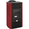 Stufe A Pellet Italia Siberia Idro 15 Kw (PACK WI-FI) Colore: Rosso