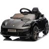 Pilots Kids Auto Elettrica per Bambini Porsche Taycan 12V Nero Telecomando