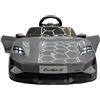 Pilots Kids Auto Elettrica per Bambini Porsche Taycan 12V Grigio Telecomando