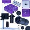 Rosfix Set Microscopio Puppis Pink Pro - Camera 51MP HDMI/USB | 100x C-Mount