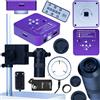 Rosfix Set Microscopio Digitale PRO - Cam 51MP USB/HDMI per Lab |100x|56LED
