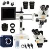 Rosfix Set Microscopio Stereo Trinoculare - 45° | 7-45x | per Elettronica