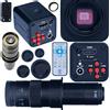 Rosfix Set Telecamera Microscopio HDMI+Obiettivo 180x - 4K 16MP | Ispezione