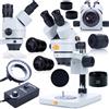 Rosfix Set Microscopio Trinoculare MSMP-T-PS1 - 45° | 7-45x | 56LED 0,5x