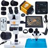 Rosfix Set Microscopio Trinoculare - Camera 12MP | Schermo 8" | Elettronica