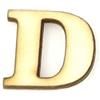 Lettera D Clarendon in Legno 1,5 cm