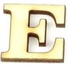 Lettera E Clarendon in Legno 1,5 cm