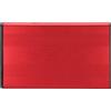 Naroote Disco Rigido Esterno, Disco Rigido Portatile Resaggio SSD Esterno HDD 2,5 Pollici da 5 Gbps 2 TB Custodia a Disco Rigido Antim Statico con Interfaccia USB3.0 per (BLACK) (SILVER) (BLUE) (rosso)