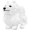 lilizzhoumax Samoiedo Cane Peluche 32cm/12", simulazione simpatico giocattolo Cane Animale di Peluche, morbido Cane Peluche Bambole Animali Selvatici Regalo per Bambini e Ragazzi