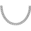 Fossil Collana a catena Harlow Linear Texture da uomo in acciaio, JF04696040