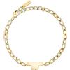 TRUSSARDI T-Logo Bracciale Donna in Acciaio, Zirconi - TJAXC29