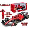 BBURAGO F1 Ferrari Sf-23 Con Leclerc Figura - 1:24 Die-cast Model Modelli In Scala Bbura