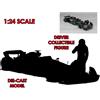 BBURAGO F1 Mercedes W14 E Perfomance 2023 Con Hamilton Figura - 1:24 Die-cast Model Mode