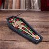 NEMESIS NOW SKELETON REST IN ROSES COFFIN INCENSE BURNER Brucia Incenso NEMESIS NOW
