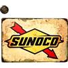Targa Decorativa Metallo Sunoco - Poster Arte Vintage Parete