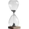 MASCAGNI CASA Clessidra Magnetica Base Legno Sabbia 24cm