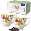 Villeroy & Boch - Spring Awakening Tazza Con Manico 2 Pezzi Giallo,Verde, Adatto per Microonde, Tazzine Caffè Ceramica, Tazze Caffe Moderne, Pasqua Decorazioni, Regalo Pasqua, Porcellana Premium