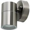 Pianeta Led Porta Lampada da Parete IP44 per Lampadina Led GU10 Wall Light Acciaio Inox