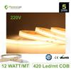 Pianeta Led 1 metro Striscia Led Bianca 220V COB 420 Led/mt 12 w/mt IP67 misura a scelta