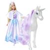 Simba Steffi Love Fantasy Unicorn, bambola da gioco con unicorno, luci magiche, bambola completamente mobile, 29 cm, dai 3 anni in su