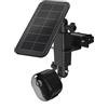 HOLACA Supporto per grondaia 2 in 1 per pannello solare Arlo Pro 3/Arlo Ultra/Arlo Ultra 2/Arlo Essential/Arlo Pro 4/eufyCam Accessori per montaggio esterno per pannello solare Arlo pro 4 e Arlo (nero, 1