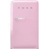 SMEG FRIGO MONOPORTA SMEG FAB10HRPK6, Capacità netta totale 135 l, Rumorosità: 35 dB(A), Dimensioni: L 54,5 cm A 97 P 65,9 cm, Rosa, Classe D