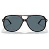 Ray-Ban Occhiali da Sole RB2198 902/R5 Bill Marrone/Blu Unisex 60/14/145