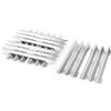 Denmay 44,5 x 15,5 cm, copertura bruciatore in acciaio inox per barbecue a gas Broilking Imperial & Scaffale, piastra riscaldante Flavorizer Bars per Broil King Imperial Regal 420 440 490 590 690 520