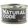 Natural Code Gatto Lattina (S01) Senior Fiocchi Di Pollo 85 Gr