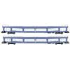 RIVAROSSI HR4421 DR, set di 2 carri trasporto auto DD916, livrea blu,