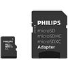 Philips Ultra Speed microSDHC Card 8 GB+adattatore SD UHS-I U1,velocità di lettura fino a 80 MB/s,A1 Fast App Perf,V10,scheda di memoria per smartphone,tablet,PC,lettore di schede,video Full HD