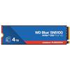 SanDisk WD Blue SN5100 NVMe SSD 4TB (Fino a 6.900MB/s velocità di lettura, M.2 2280, PCIe Gen 4.0, nCache 4.0, Tecnologia SANDISK 3D CBA NAND, Acronis True Image, clonazione e migrazione) POWEREED BY SANDISK