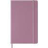 Moleskine Classic Notebook, Taccuino a Pagine Bianche con Copertina Rigida e Chiusura Elastica, Colore Rosa Majestic, Formato Large 13 x 21 cm