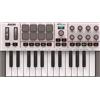 Akai MPK Mini MKIV Mini Tastiera Controller Midi 25T, USB e 8 Pad MPC, Grey