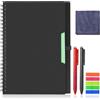 Vicloon Taccuino Riutilizzabile, A5 Core Quaderno Smart Notebook,