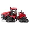 Siku 3275, Trattore cingolato Case IH Quadtrac 600, 1:32, Metallo/Plastica, Rosso, Giunto snodato funzionale e gancio di traino posteriore