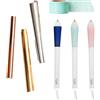 We R Memory Keepers One Foil Quill Freestyle, Kit di Base con 3 Penne, 3 Rotoli di Lamina e Nastro Washi per la Creazione di Biglietti, Scrapbooking e Bullet Journal, diverse