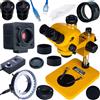 Rosfix Set Microscopio Trinoculare 7-50x - Camera 5MP USB | 102mm | Ispezione