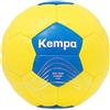 Kempa Spectrum Synergy Plus - Pallamano da partita e allenamento Unisex-Youth, Giallo scamosciato/Blu s, 0