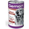 MONGE Gemon Cane Adult Medium Bocconi Con Agnello E Riso Lattina 1250 Gr
