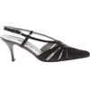 Melluso Aperto dietro in pelle con strass vintage