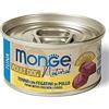 MONGE CANE UMIDO NATURAL ADULT DOG tonno e fegatini di pollo 95 G